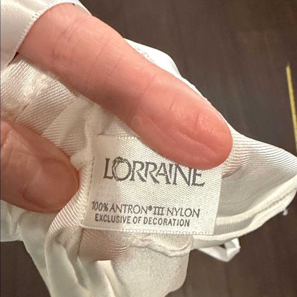 Lorraine white womens slip. 34 Tall - Picture 7 of 8